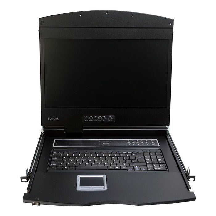 EAN 4052792045277 - LogiLink LC902GE consola de rack 47 cm (18.5") 1366 x 768 Pixeles Metal Negro 1U imagen 3