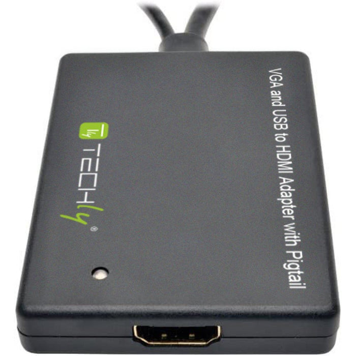 EAN 8057685301665 - Techly IDATA HDMI-VGA3 adaptador de cable de vídeo Negro imagen 5