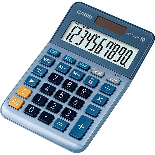 EAN 4549526609923 - Casio MS-100EM calculadora Escritorio Pantalla de calculadora Multicolor imagen 1