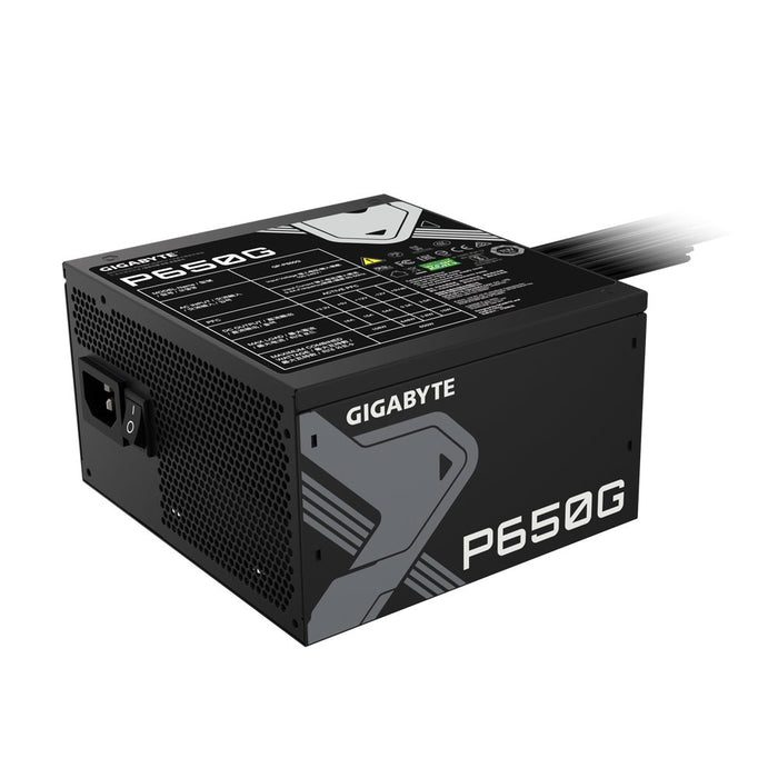 EAN 4719331553753 - GIGABYTE GP-P650G unidad de fuente de alimentación 650 W 20+4 pin ATX ATX Negro imagen 2