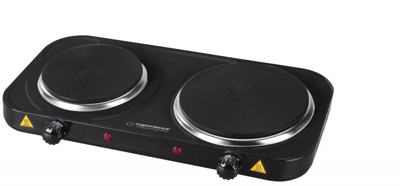 EAN 5901299930656 - Esperanza EKH007K hobs Negro Encimera Hornillo eléctrico / Placa eléctrica 2 zona(s) imagen 1