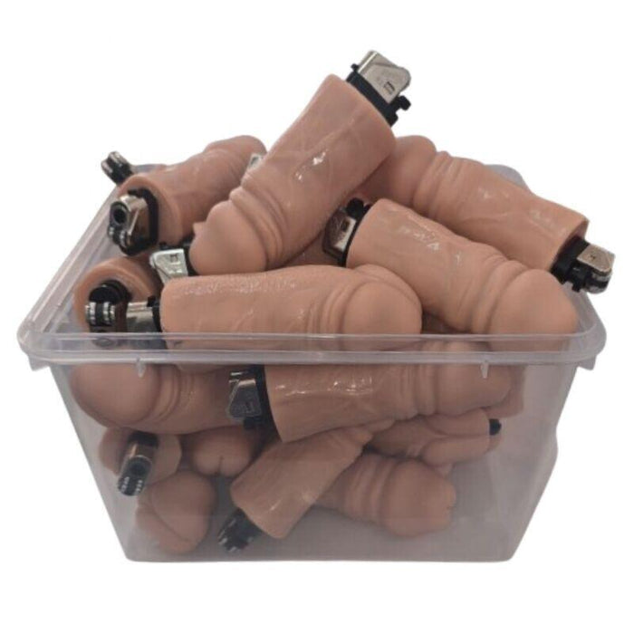 Diablo Picante - Bote 30 Mecheros Pene Carne