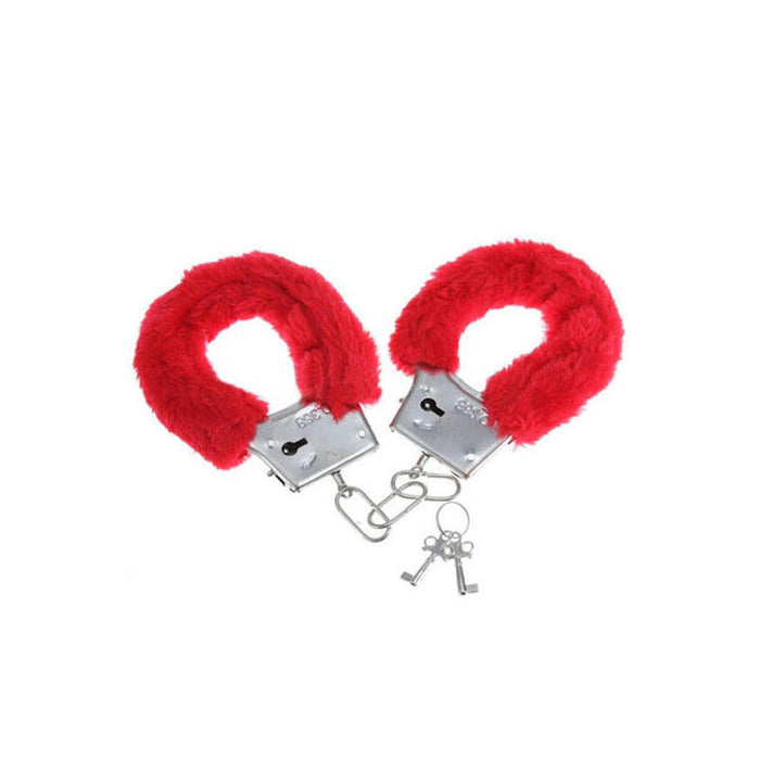 Diablo Picante - Esposas Metal Forradas Rojo
