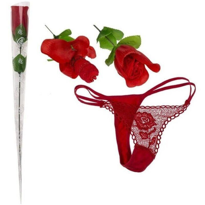 Diablo Picante - Rosa Convertible En Tanga