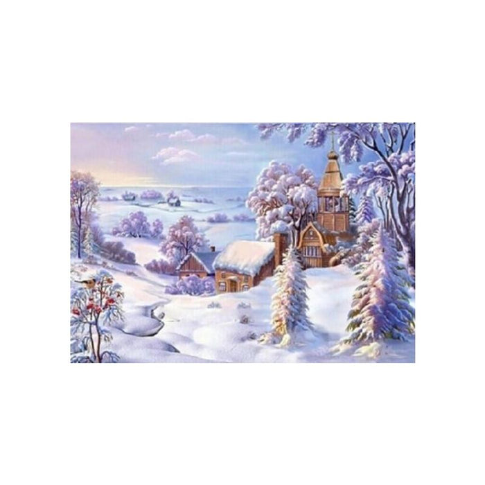 Diamentowa Mozaika - Kosciól W Sniegu