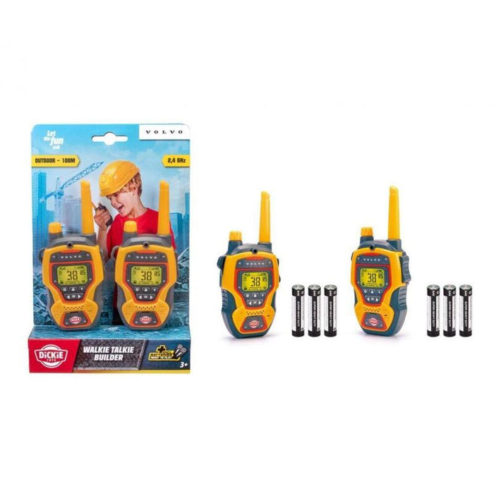 Dickie Walkie Talkie Builder 2.4 Ghz 2 Pieces Set   203722017