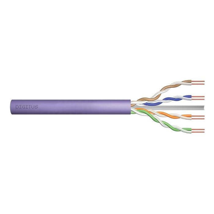 Digitus Cable De Red Cat.6 U/Utp Dca Solid Wire Awg 23/1 Lsoh 50m Violet