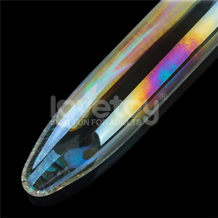 Dildo De Cristal Que Brilla En La Oscuridad Twilight Gleam Prism Glass
