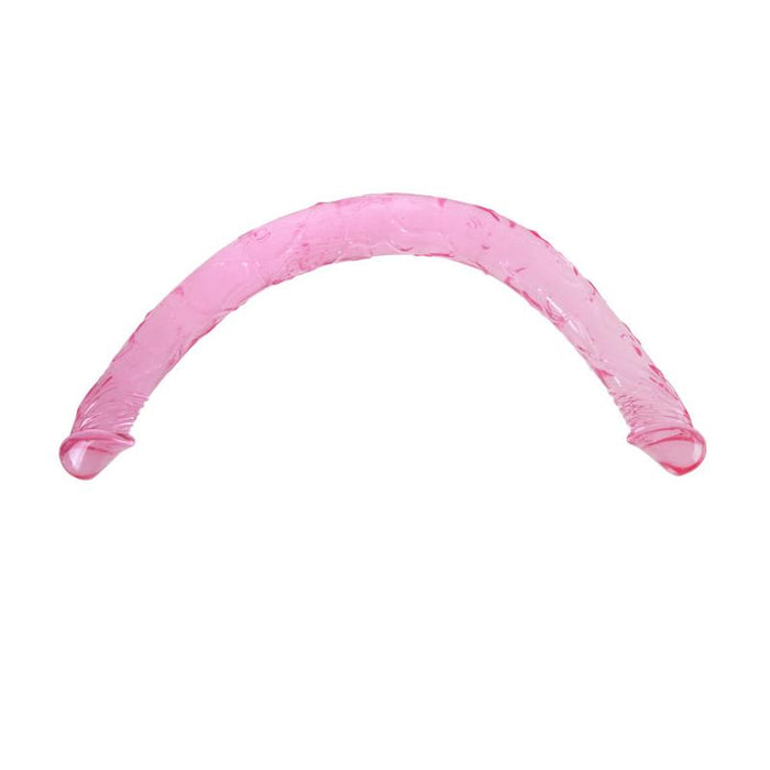 Dildo Doble Color Rosa 44 Cm
