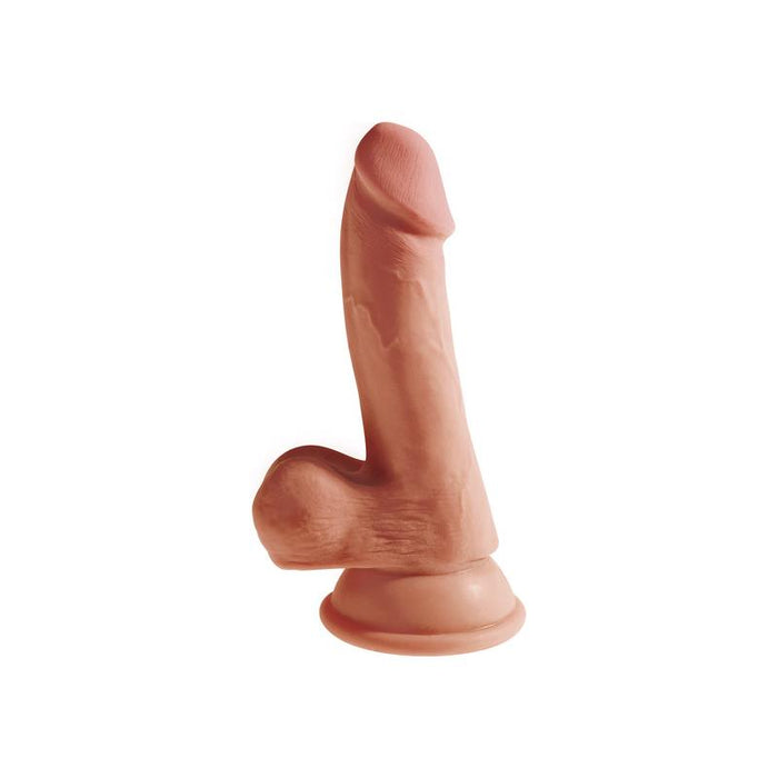King Cock - Plus 3d Dildo Con Testiculos 17 Cm