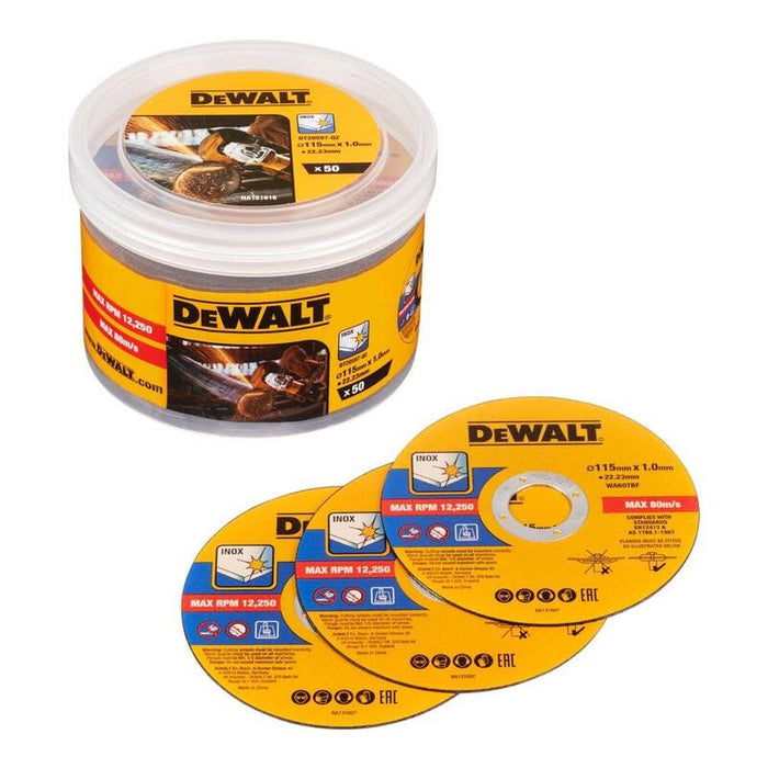 Disco Corte Ø125mm X 1mm 50unid Dt20598-Qz Dewalt