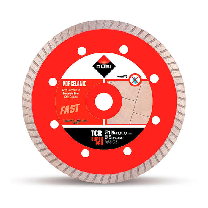 Disco De Diamante Tcr Ø125mm Superpro R31973 Rubi
