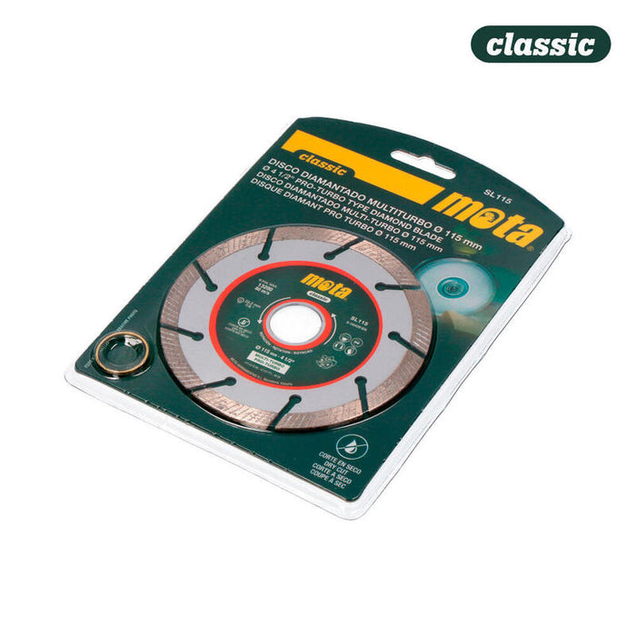 Disco Diamantado Multiturbo De Ø115mm Sl115 Mota