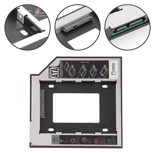 Soporte Carcasa Caddy Cd Dvd Para Disco Duro 2.5 2Nd Sata 12.7Mm Universal
