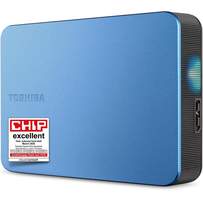 Disco Hdd Toshiba 4tb Extern 2 5'' Blue 6 4cm 2 5'' Usb3.2 Gen1 Canvio Flex