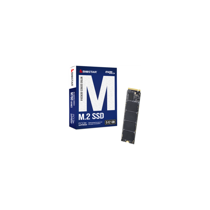 Disco Ssd Biostar  M.2 Nvme 512gb M760 Sa122pmec5 2280 Read 2800mb/S Write 1200mb/S