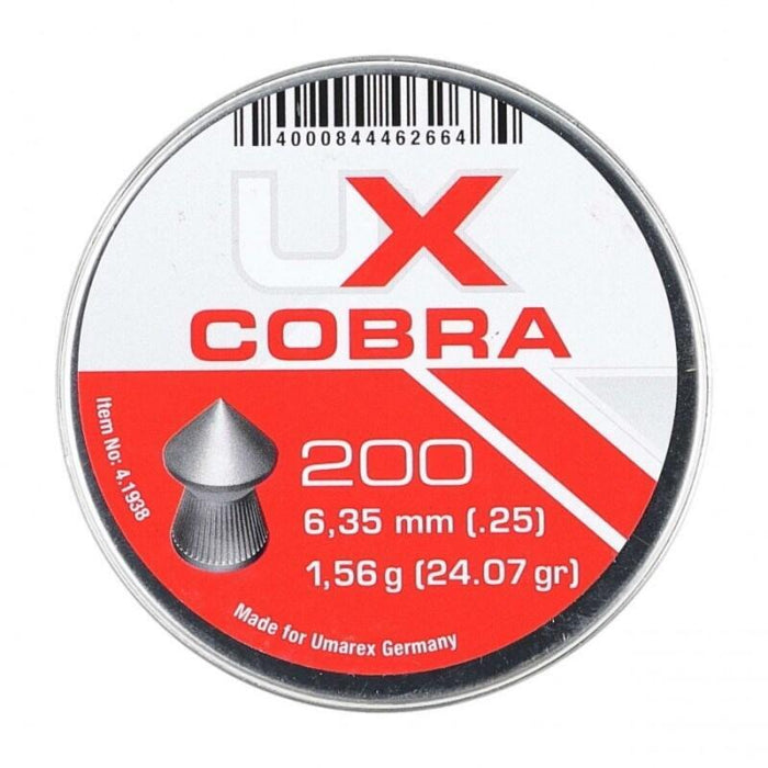Disparo Umarex Cobra Pointed Ribbed 6.35 200 Uds.