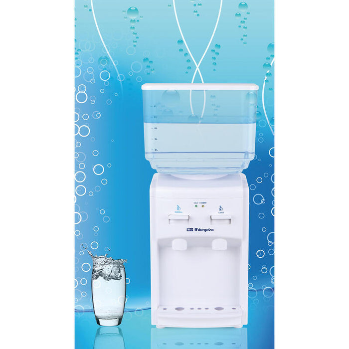 Dispensador De Agua Orbegozo Da 5525 70w 7 Litros Dispensa Agua Fría Y Del Tiempo Fácil Limpieza Y Relleno