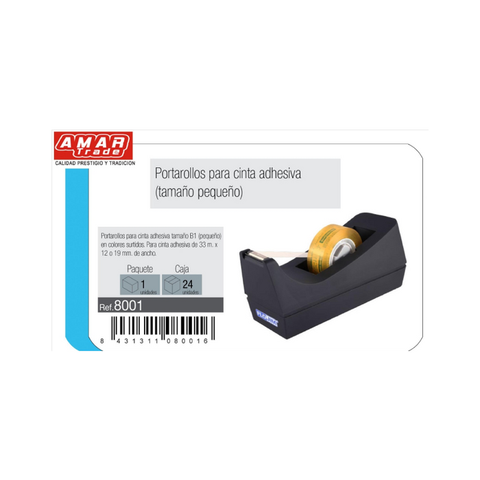 Dispensador De Cinta Adhesiva Tamaño Pequeño B-1