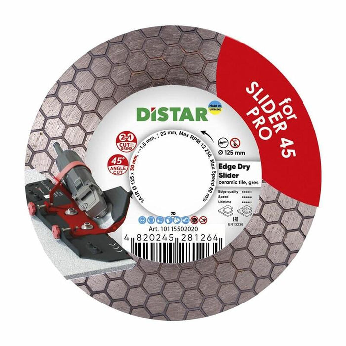 Distar Diamond Blade Edge Dry Slider 125x1.6x25x30