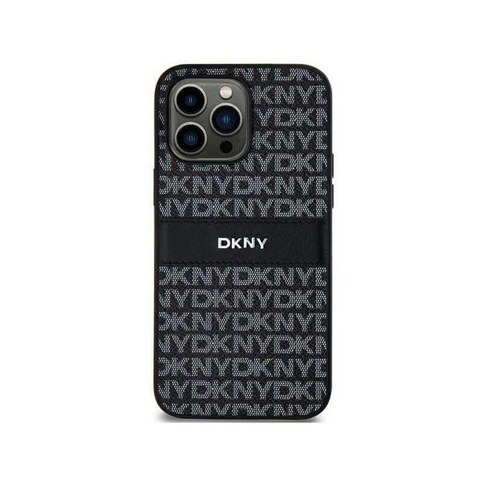 Dkny Dkhcs24mprthslk S24+ S926 Negro Hardcase Leather Mono Stripe & Metal Logo