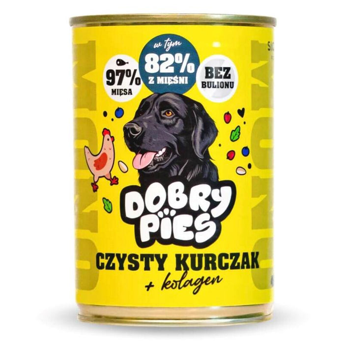 Dobry Pies Monobialkowa Czysty Kurczak+Kolagen 400g
