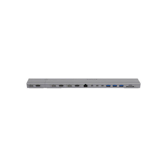 Dock Targus Hyperdrive 4k 2 X Usb 3.2 Gen 2 (3.1 Gen 2) Type-C Plata