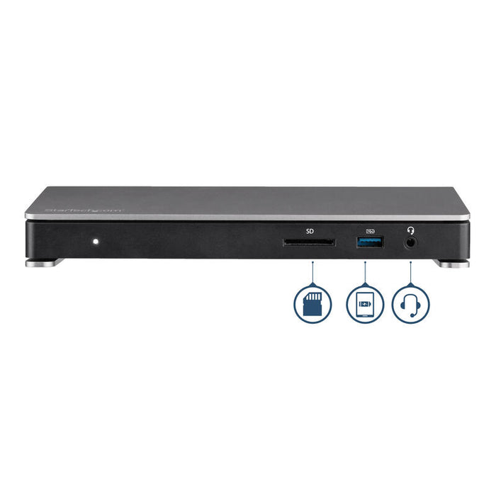 Dock Thunderbolt 3 Para Pantalla Doble 4k 60hz Y 6x Puertos Usb 3.0