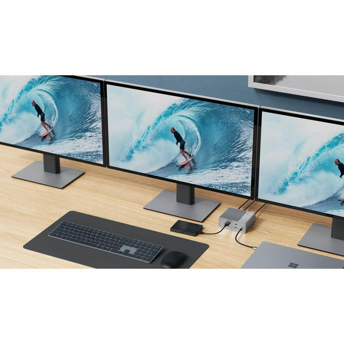 Docking Hyper Hdg212b Usb 3.2 Gen 2 (3.1 Gen 2) Type-C Plata