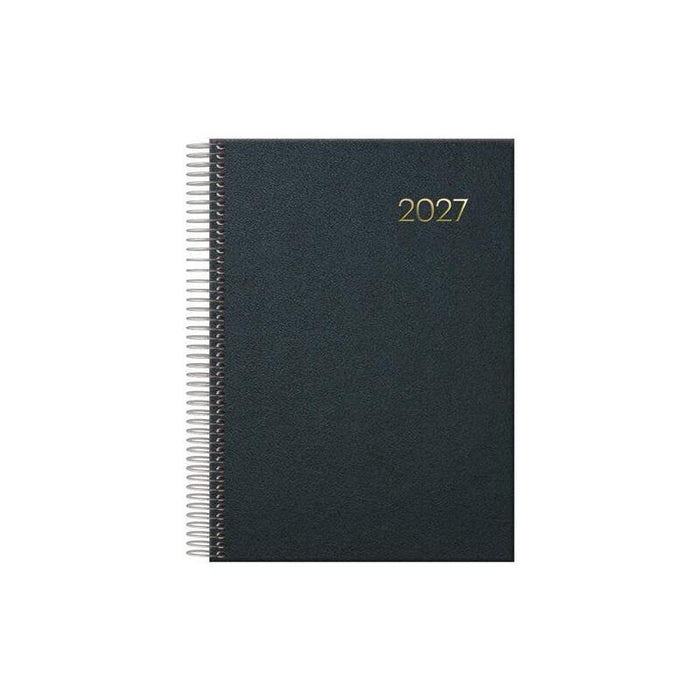 Dohe Agenda Anual Segovia Espiral 14x20cm Sv Negro 2027