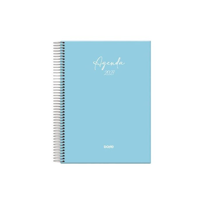 Dohe Agenda Anual Serenity Espiral 14x20cm Dp Azul 2027
