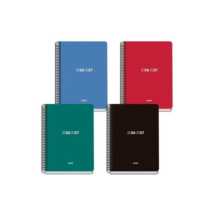 Dohe Agenda Escolar Basic Element A5 Espiral Dp Polipropileno Colores Surtidos 2026-2027