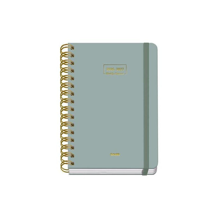 Dohe Agenda Escolar Premium A5 Espiral Doble Sv Cartón Forrado Verde 2026-2027