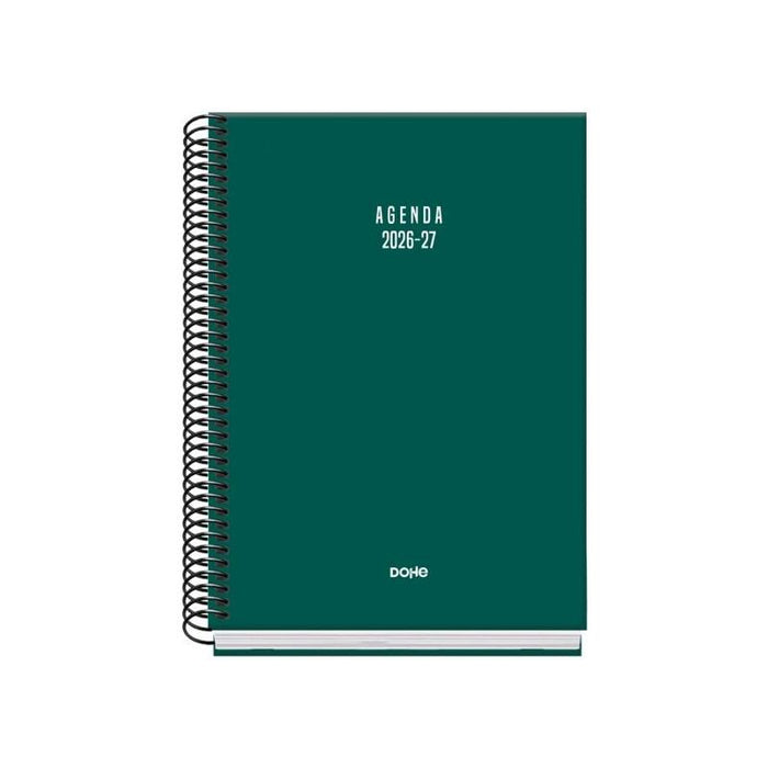 Dohe Basic Colour Vibes Agenda Escolar 26/27 - Formato A5 - Dia Pagina - Papel Offset Ahuesado 70g - Cubierta De Carton