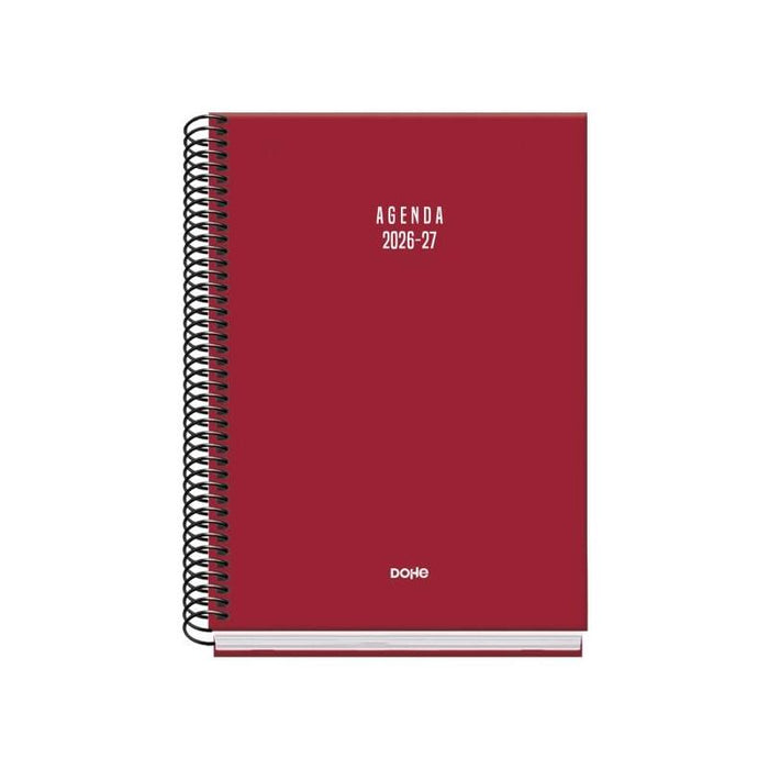 Dohe Basic Colour Vibes Agenda Escolar 26/27 - Formato A5 - Dia Pagina - Papel Offset Ahuesado 70g - Cubierta De Carton