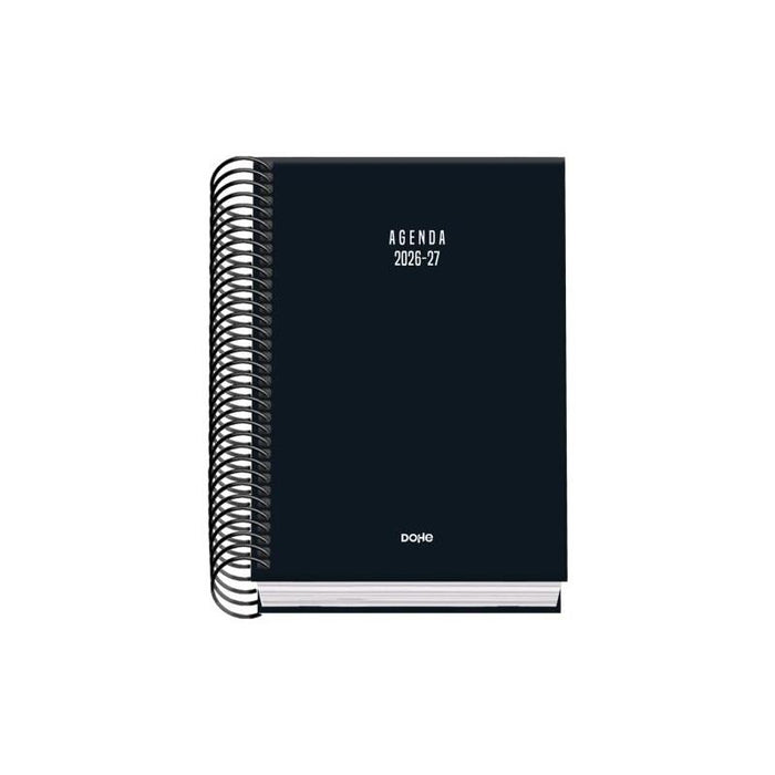Dohe Basic Colour Vibes Agenda Escolar 26/27 - Formato A6 - Dia Pagina - Papel Offset Ahuesado 70g - Cubierta De Carton