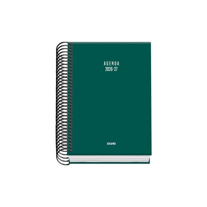 Dohe Basic Colour Vibes Agenda Escolar 26/27 - Formato A6 - Dia Pagina - Papel Offset Ahuesado 70g - Cubierta De Carton