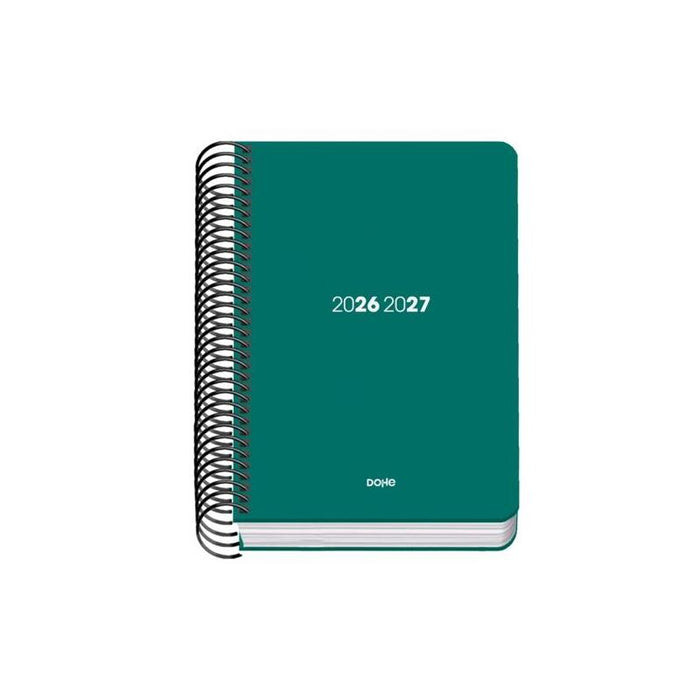 Dohe Basic Element Agenda Escolar 26/27 - Formato A6 - Dia Pagina - Papel Offset Ahuesado 70g - Cubierta De Carton