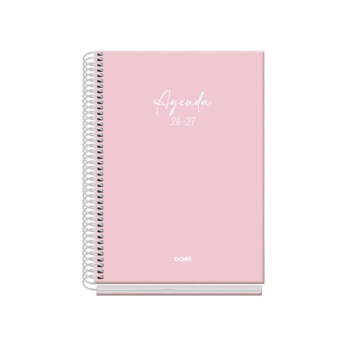 Dohe Basic Serenity Agenda Escolar 26/27 - Formato A5 - Semana Vista - Papel Offset Ahuesado 70g - Cubierta De Carton
