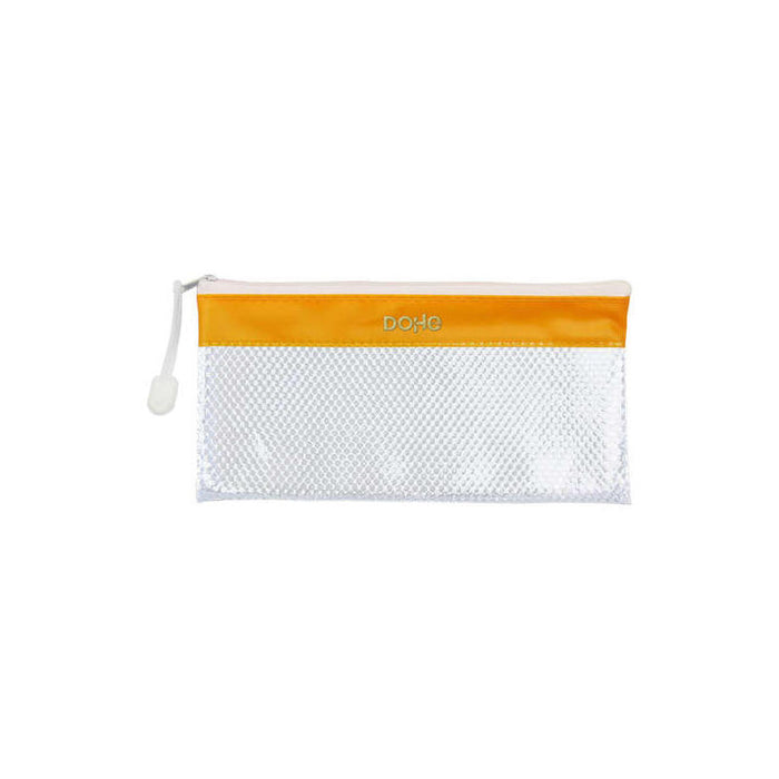 Dohe Bolsa Apaisada Tamaño 22x11cm - Fabricada En Pvc - Resistente Al Agua - Ideal Para Viajes - Cierre De Cremallera -