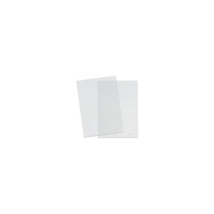 Dohe Caja De 100 Dossier Con Uñero Tamaño Folio - Polipropileno Transparente Acabado Cristal