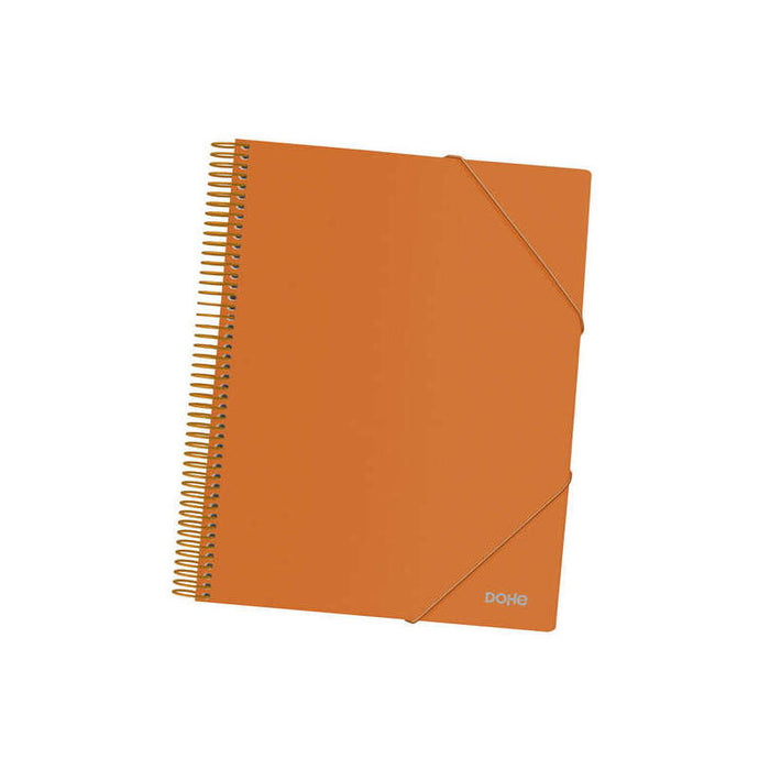 Dohe Carpeta Con 40 Fundas Tamaño A4 - Tapa De Polipropileno Opaco De 800 Micras - Fundas Transparentes De 80 Micras -