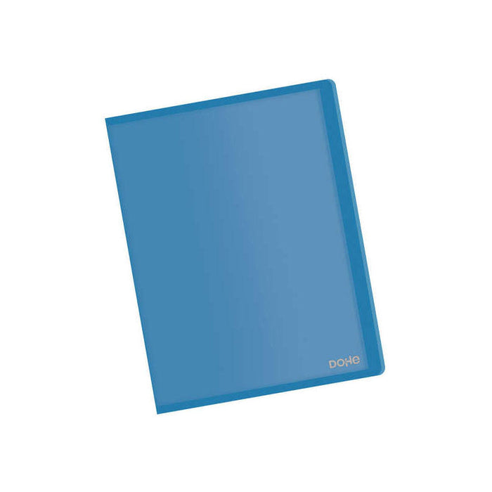 Dohe Carpetas Con Fundas Din A4 - Tapa Flexible De Polipropileno - Fundas Transparentes Soldadas - Organizacion Y