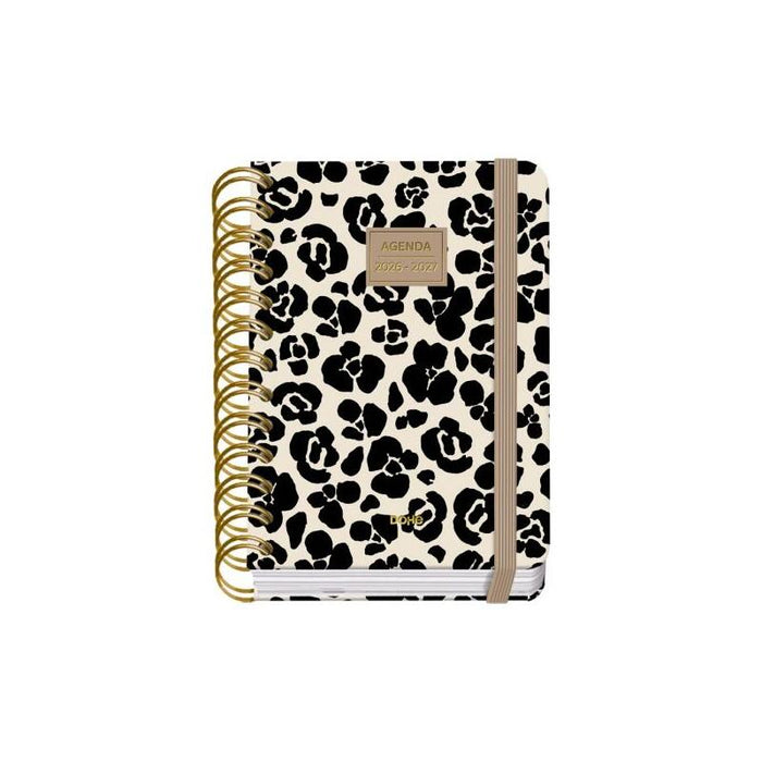 Dohe Premium Wild Agenda Escolar 26/27 - Formato A6 - Dia Pagina - Papel Offset Ahuesado 80g - Cubierta De Carton