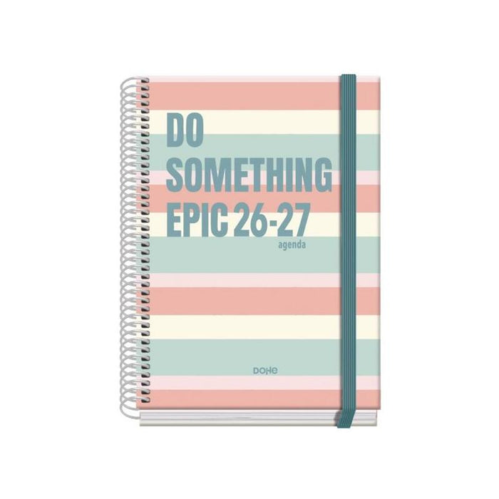 Dohe Prime Epic Agenda Escolar 26/27 - Formato A5 - Semana Vista - Papel Offset Ahuesado 70g - Cubierta De Carton