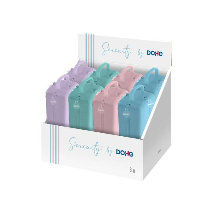 Dohe Serenity Expositor Con 8 Portatodo - 4 Cremalleras - Tirador De Goma - Silicona De Tacto Suave - Asa Lateral -