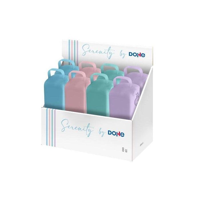 Dohe Serenity Expositor Con 8 Portatodo - Cremallera - Tirador De Goma - Silicona De Tacto Suave - Asa Lateral -