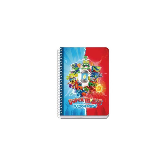 Dohe Superthings Cuaderno De Espiral Metalica - Formato A5 - 100 Hojas Offset De 90g - 5x5mm - Microperforadas - Banda