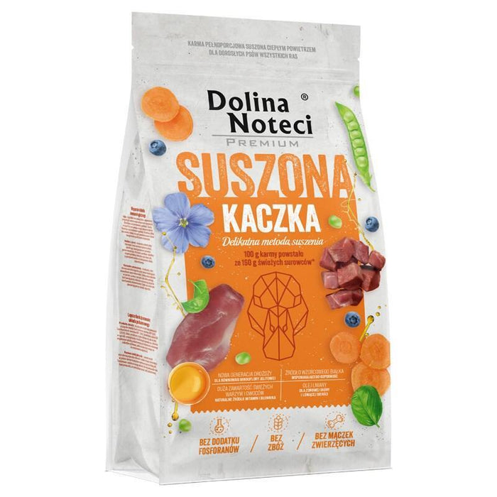 Dolina Noteci Premium Dried Duck Food Para Perro 9kg