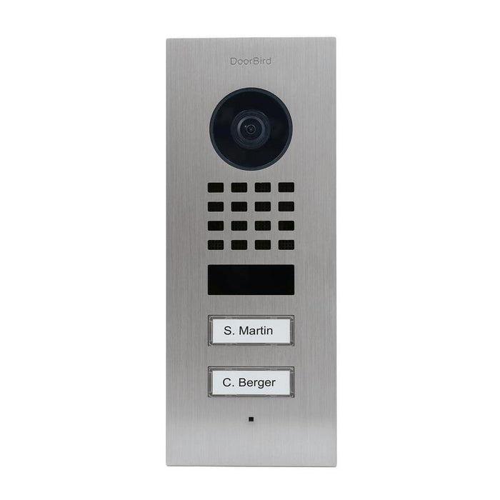 Doorbird D1102v Ip Vid. Türst. V2a Edels. 2ruftasten Unterputz